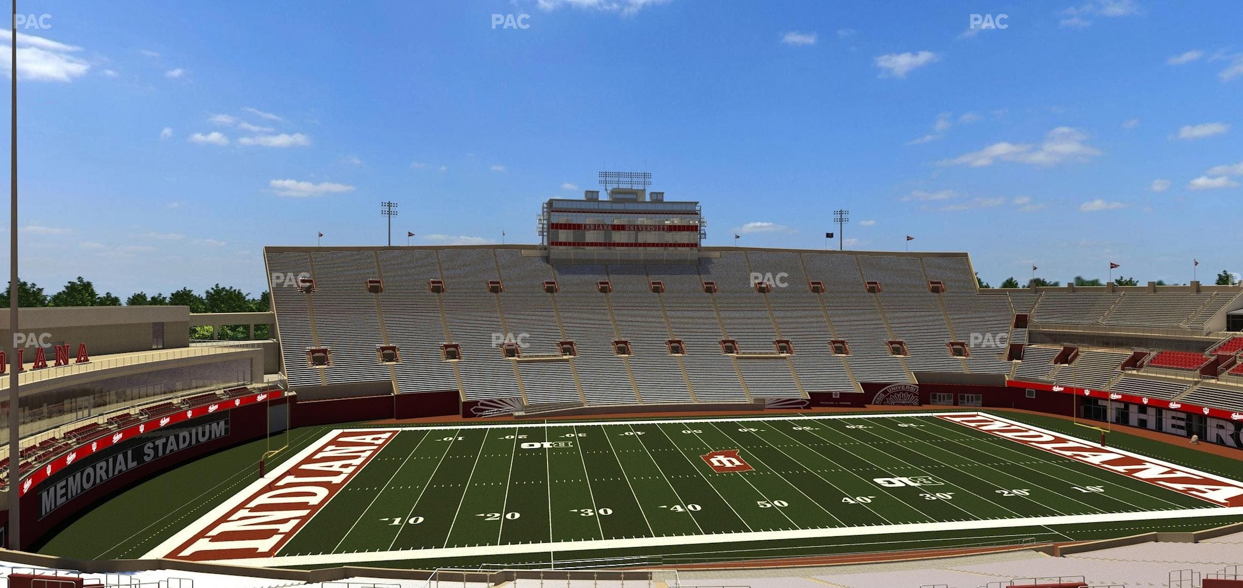 Memorial Stadium - Indiana - Section 28 Seat View