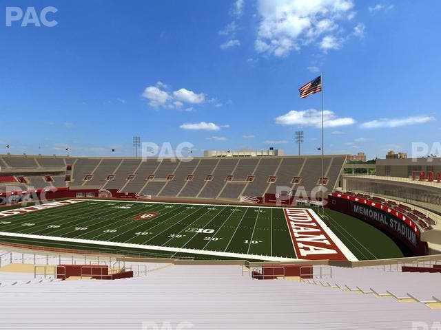 Memorial Stadium - Indiana - Section 3 Seat View