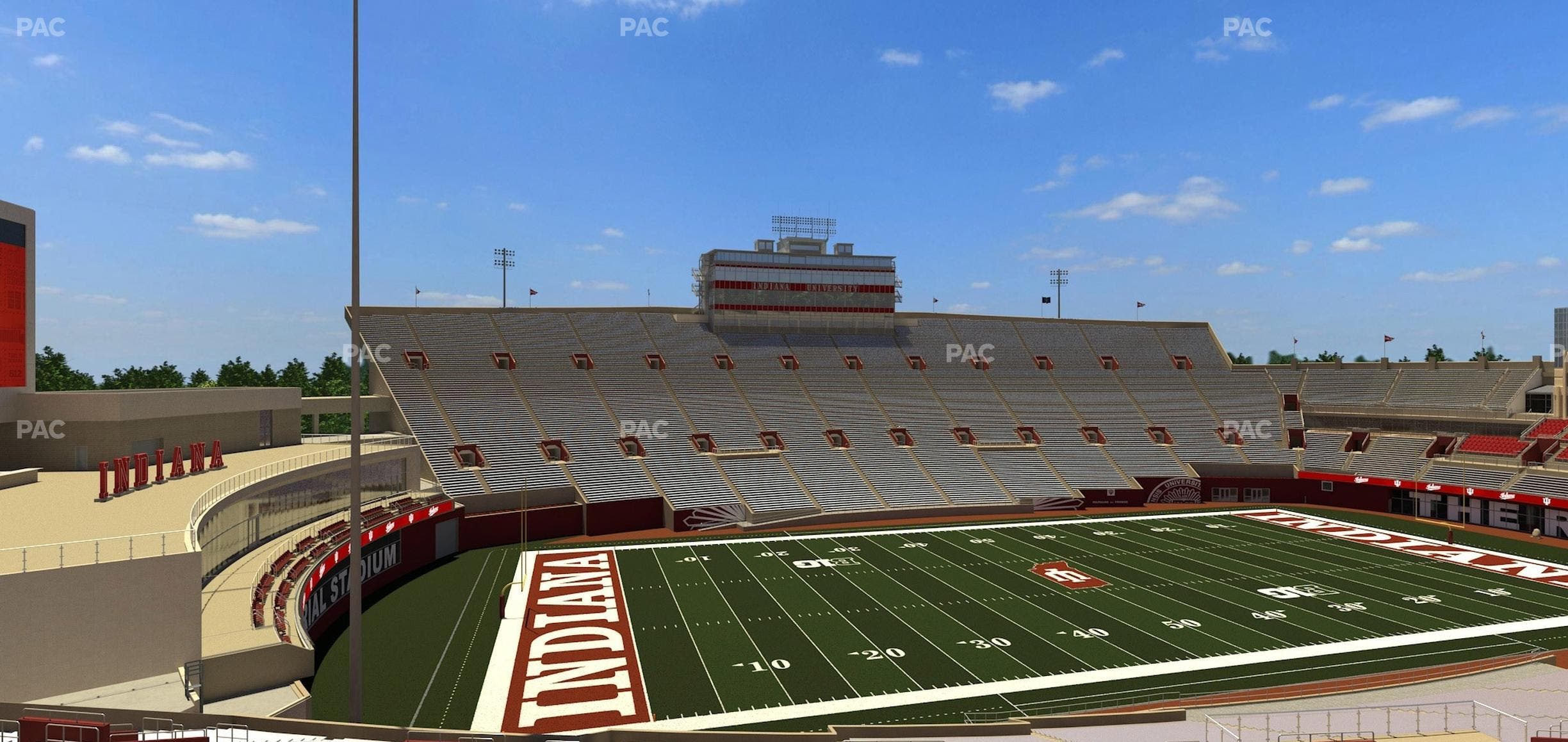 Memorial Stadium - Indiana - Section 30 Seat View