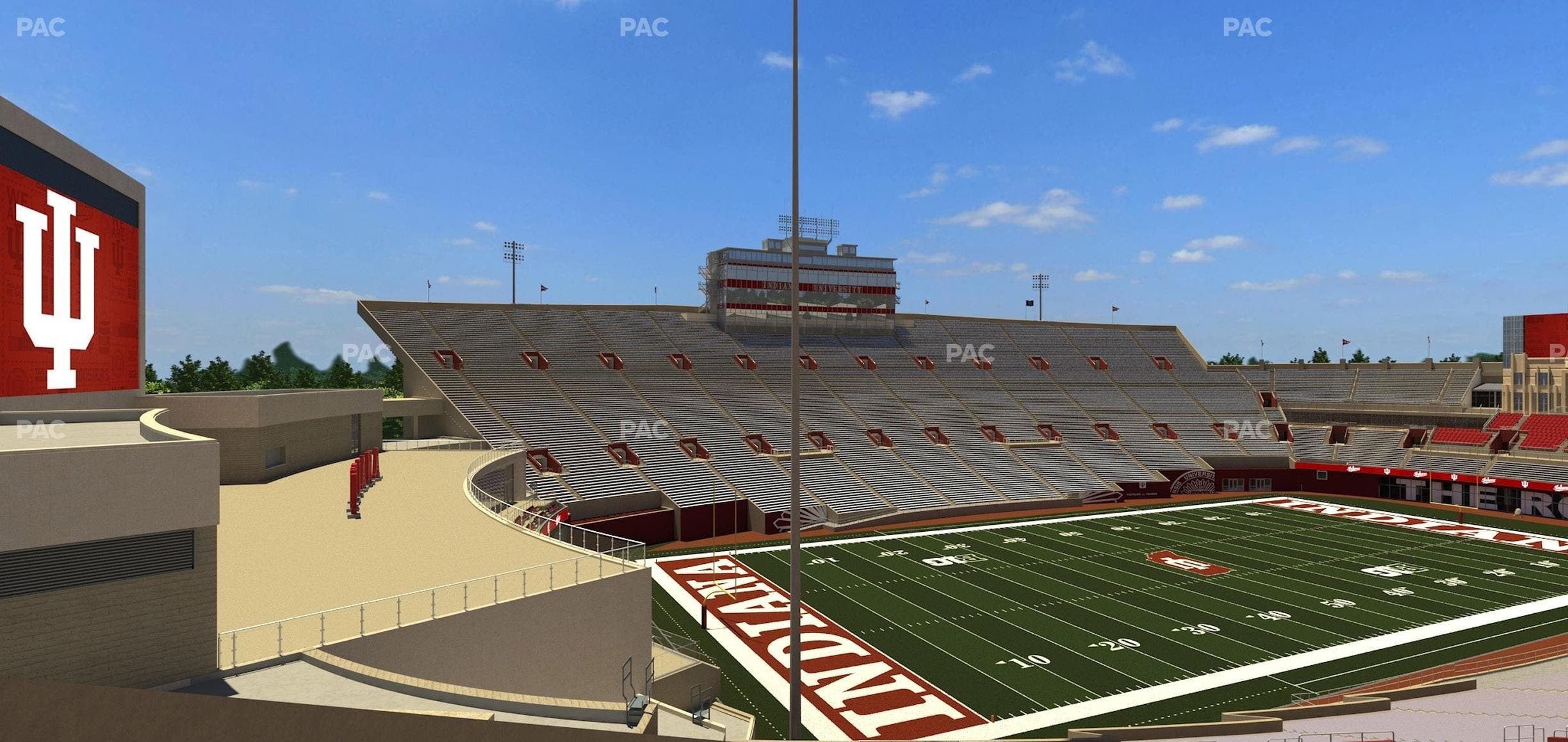 Memorial Stadium - Indiana - Section 32 Seat View