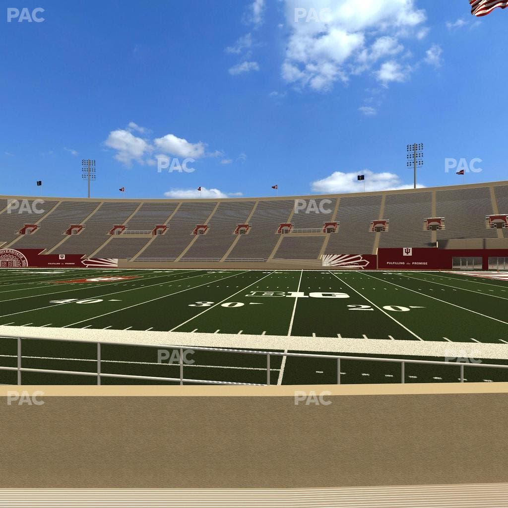 Memorial Stadium - Indiana - Section 4 Seat View