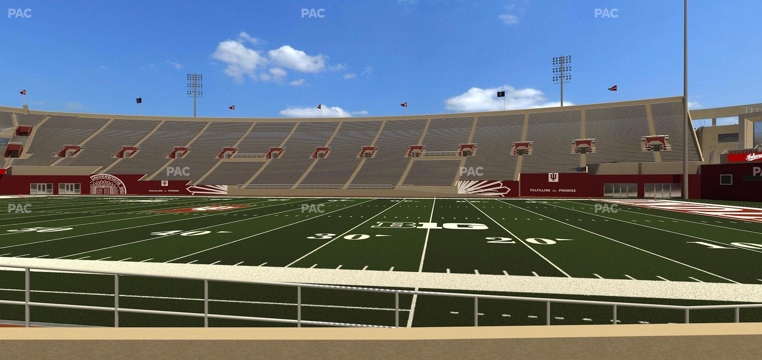 Memorial Stadium - Indiana - Section 4 Seat View