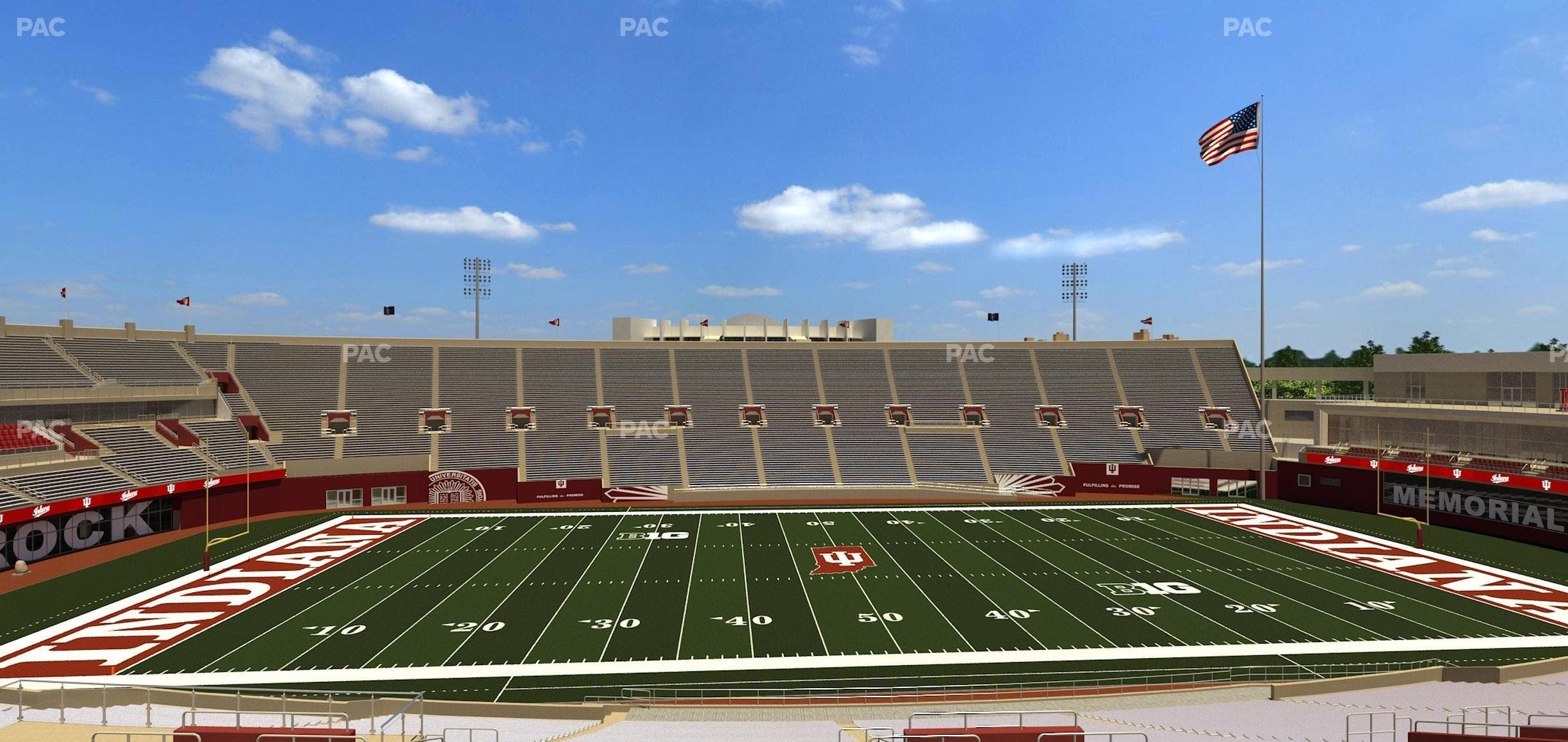 Memorial Stadium - Indiana - Section 7 Seat View