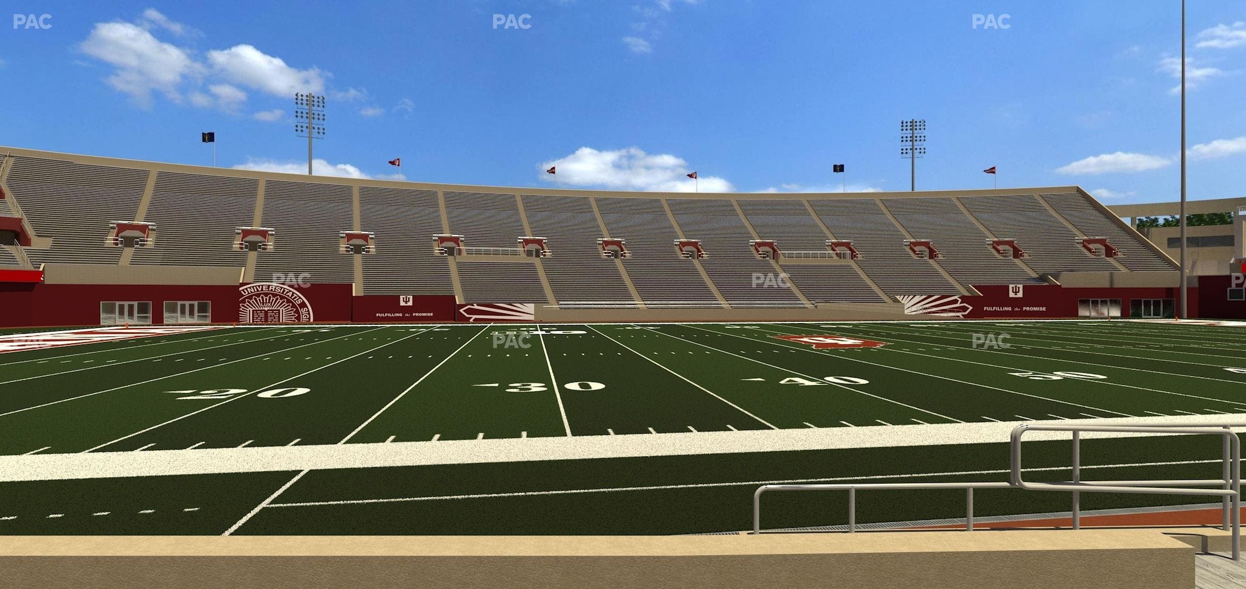 Memorial Stadium - Indiana - Section 8 Seat View