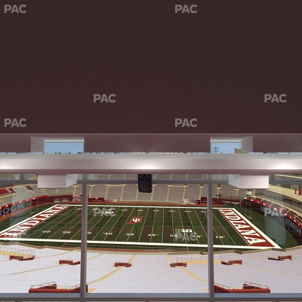 Memorial Stadium - Indiana - Section Club 402 Seat View