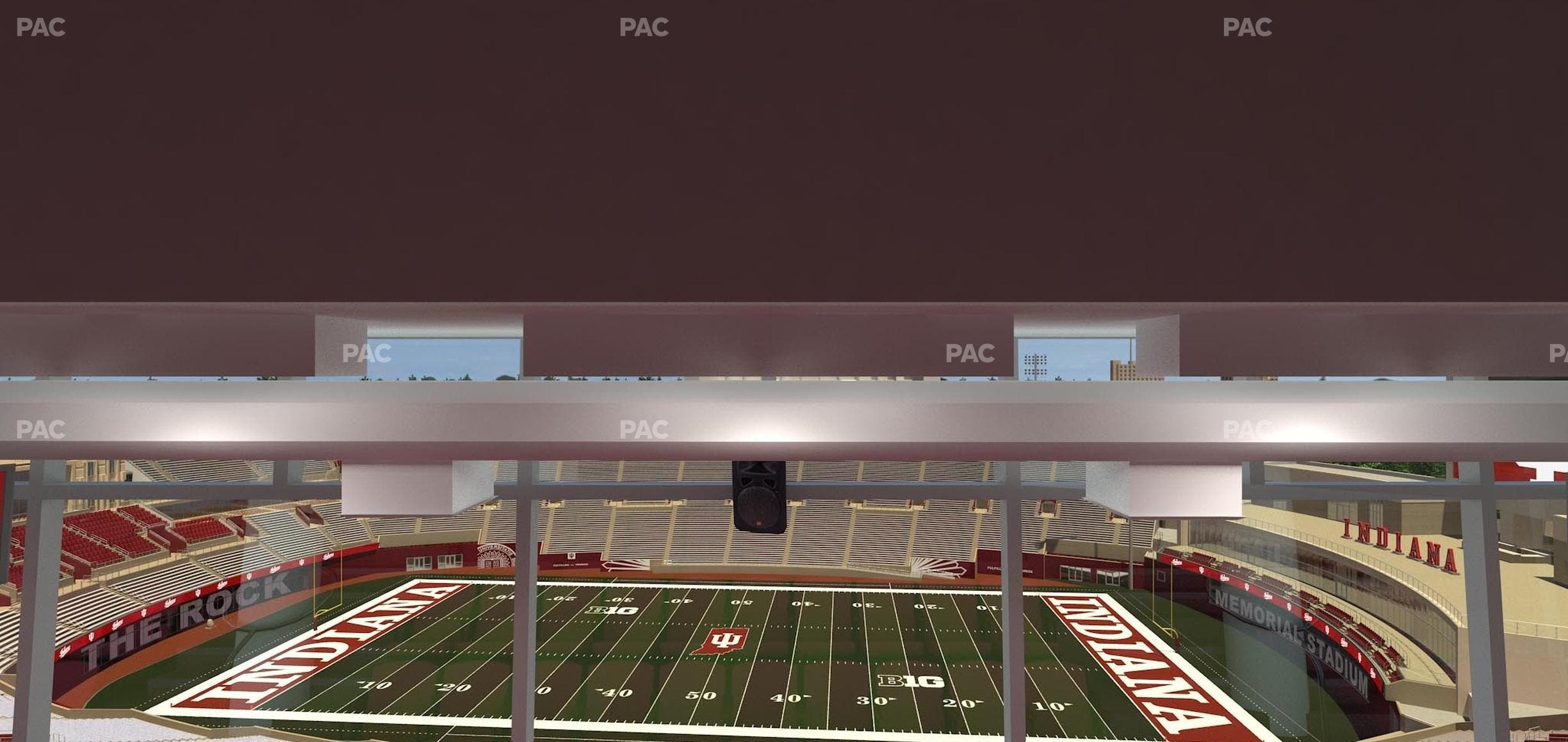 Memorial Stadium - Indiana - Section Club 402 Seat View