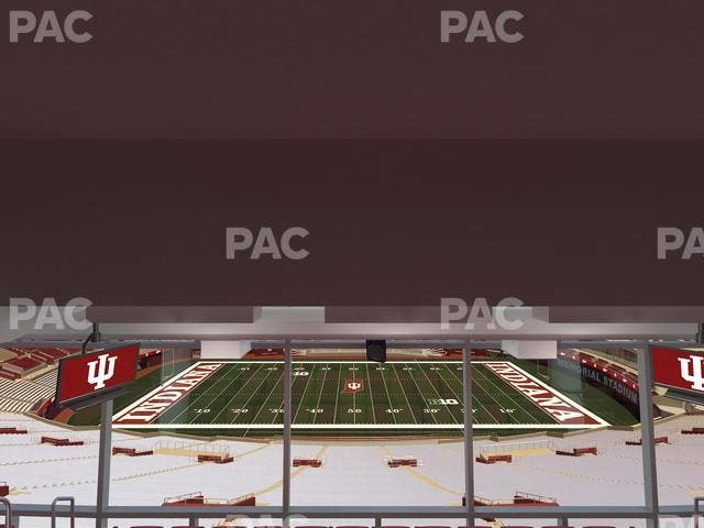 Memorial Stadium - Indiana - Section Club 404 Seat View