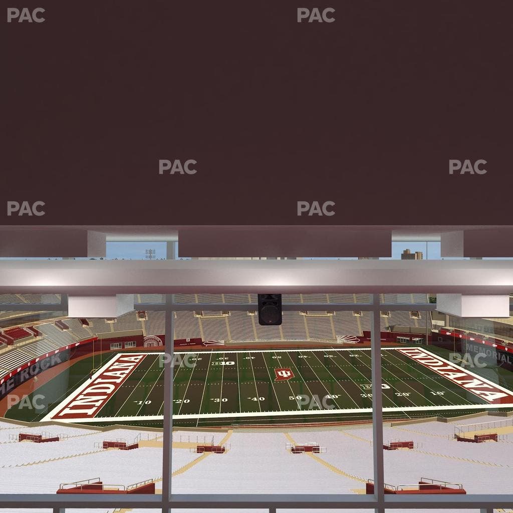Memorial Stadium - Indiana - Section Club 406 Seat View