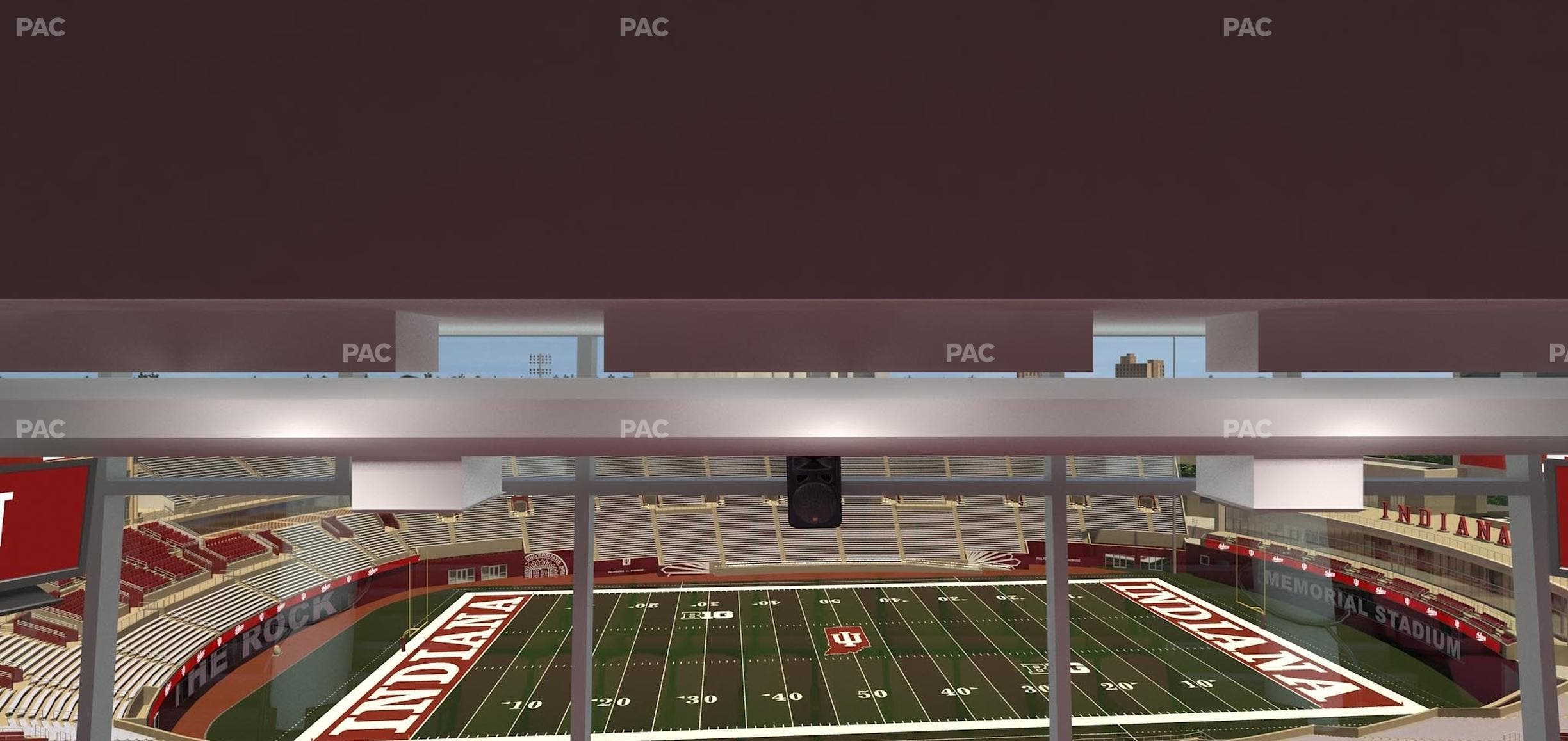 Memorial Stadium - Indiana - Section Club 406 Seat View