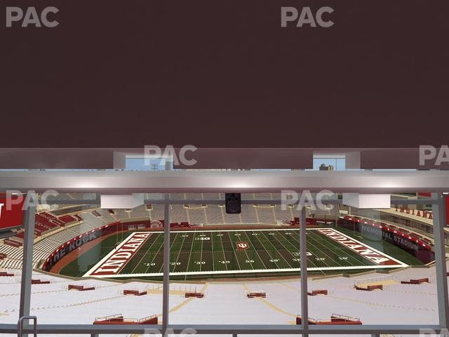 Memorial Stadium - Indiana - Section Club 406 Seat View