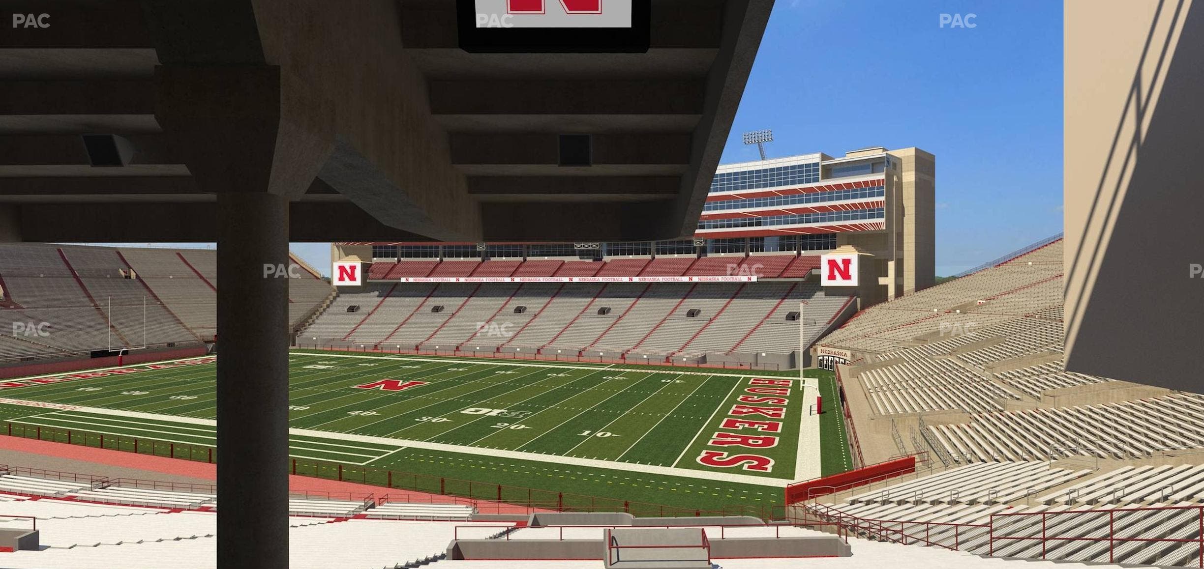Memorial Stadium Nebraska - Section 1 Seat View