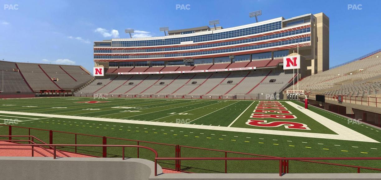 Memorial Stadium Nebraska - Section 1 Seat View