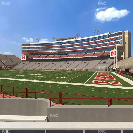 Memorial Stadium Nebraska - Section 1 Seat View