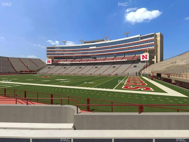 Memorial Stadium Nebraska - Section 1 Seat View