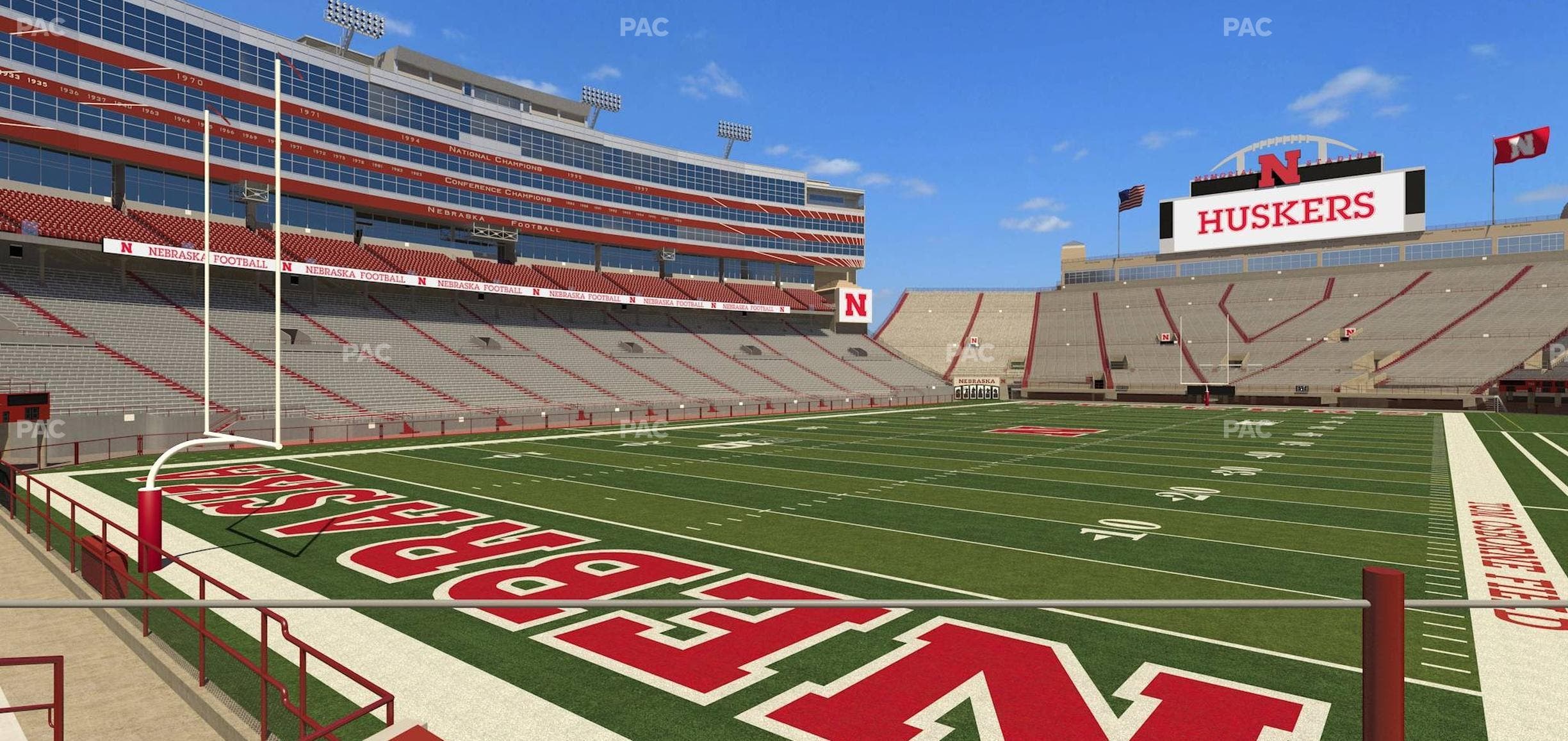 Memorial Stadium Nebraska - Section 14 D Seat View