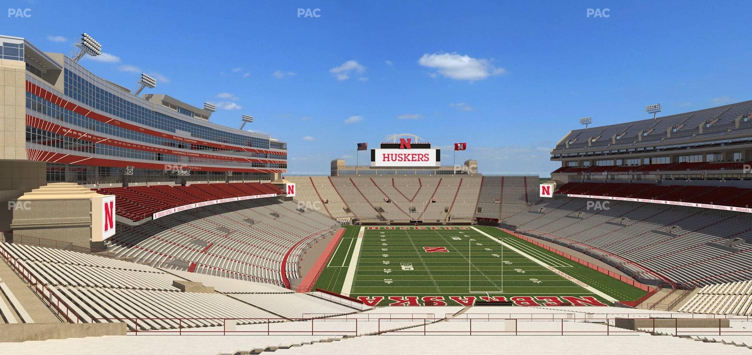 Memorial Stadium Nebraska - Section 16 C Seat View