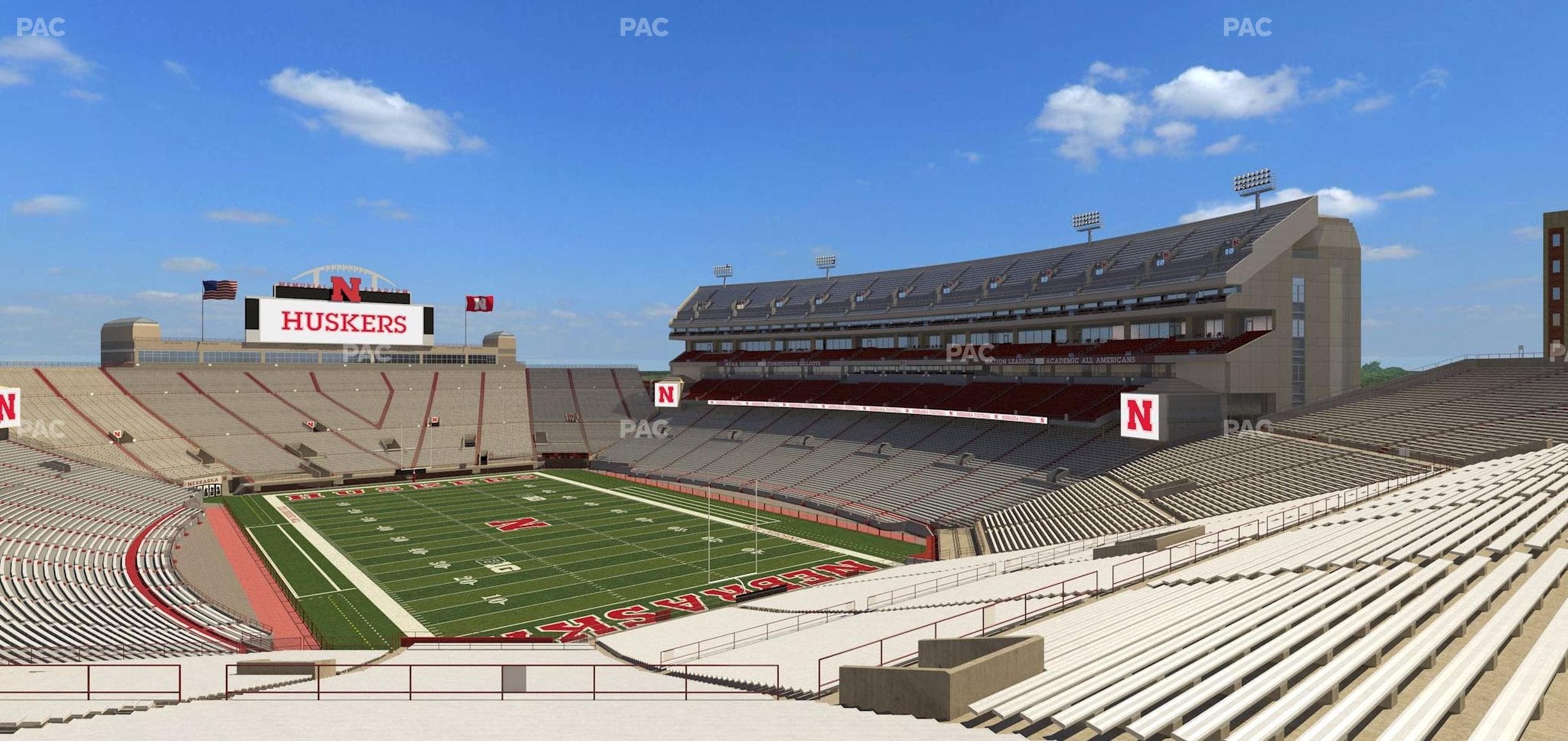 Memorial Stadium Nebraska - Section 18 Seat View
