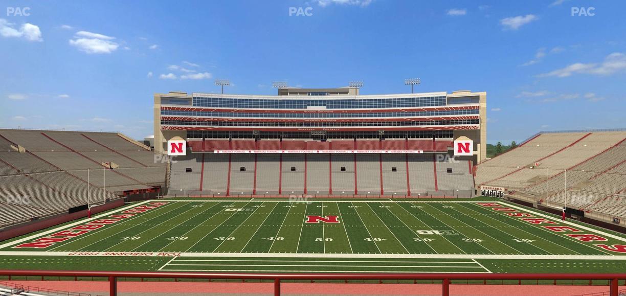 Memorial Stadium Nebraska - Section 206 Seat View