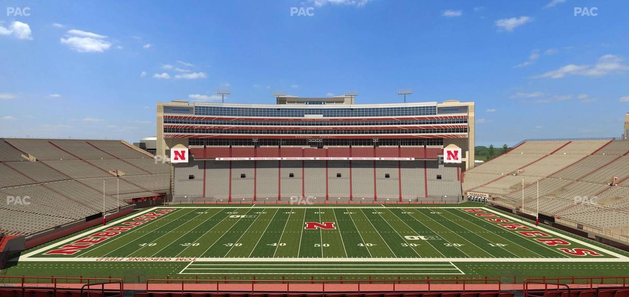 Memorial Stadium Nebraska - Section 206 Seat View