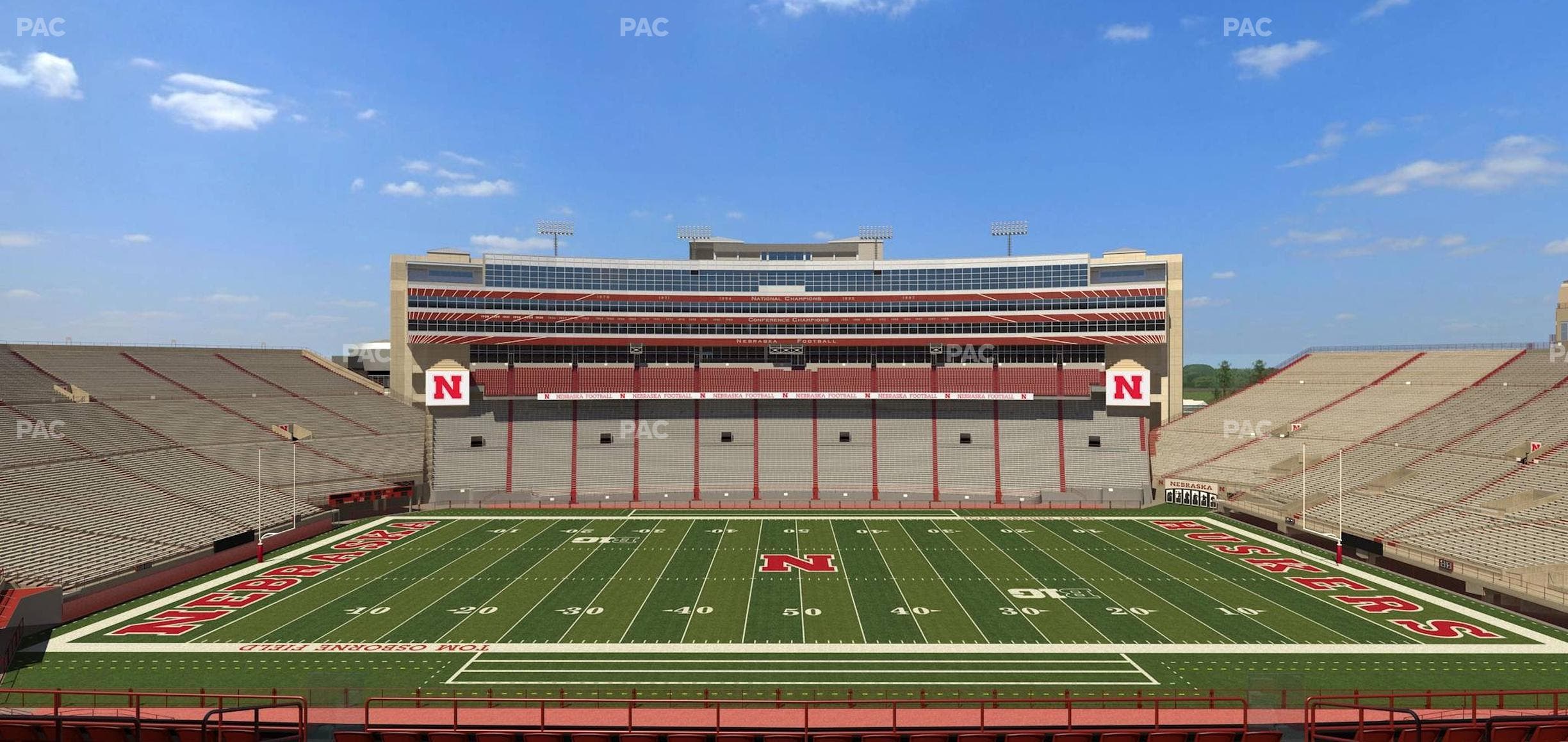 Memorial Stadium Nebraska - Section 206 Seat View