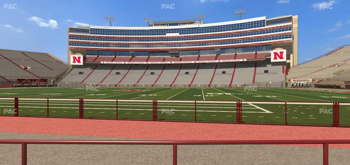 Memorial Stadium Nebraska - Section 4 Seat View