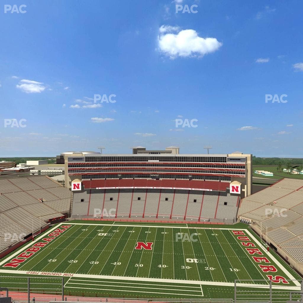 Memorial Stadium Nebraska - Section 606 Seat View