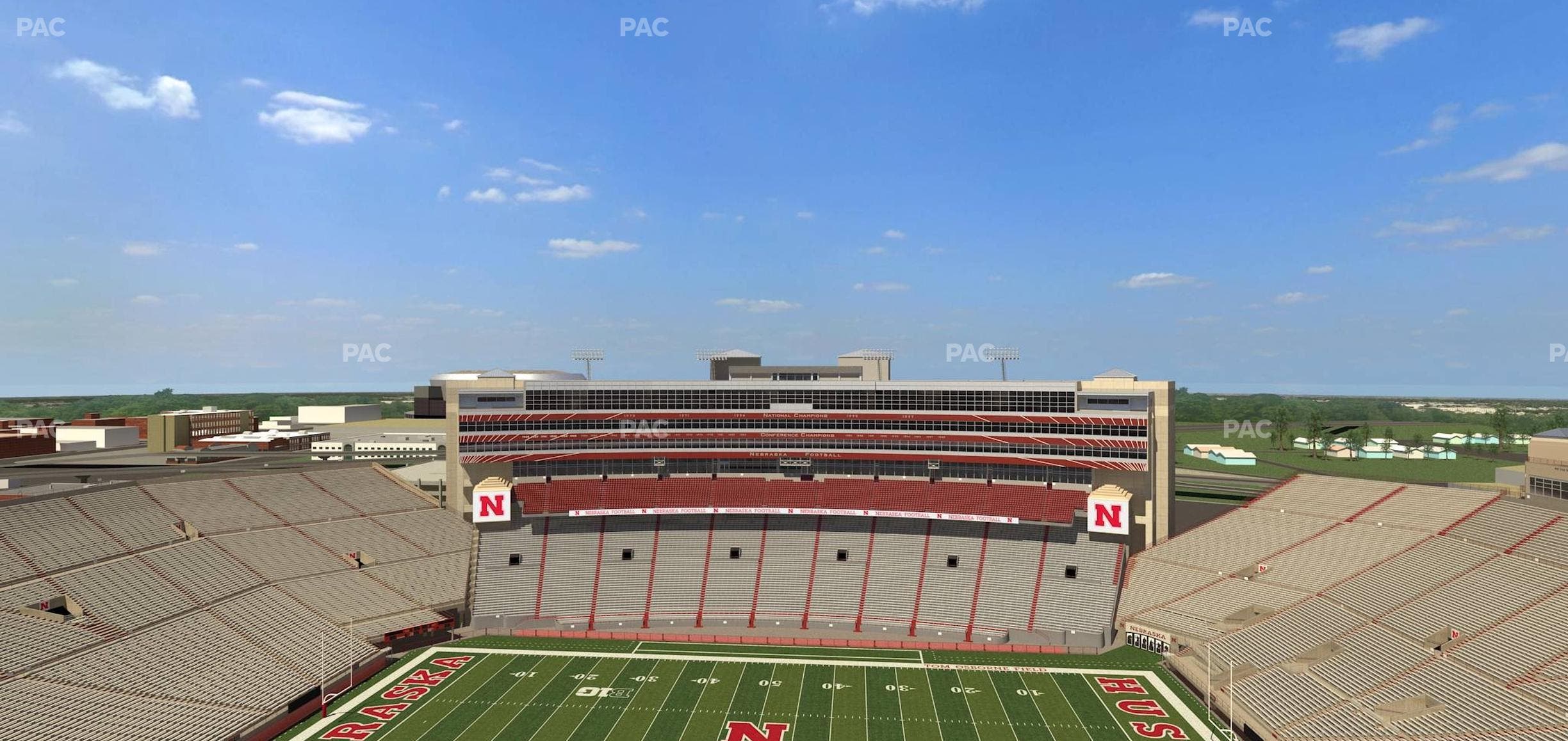 Memorial Stadium Nebraska - Section 606 Seat View