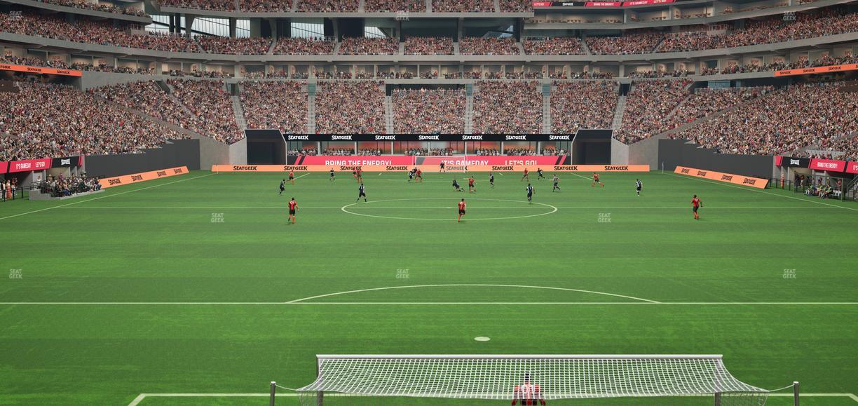 Mercedes-Benz Stadium - Section 101 Seat View