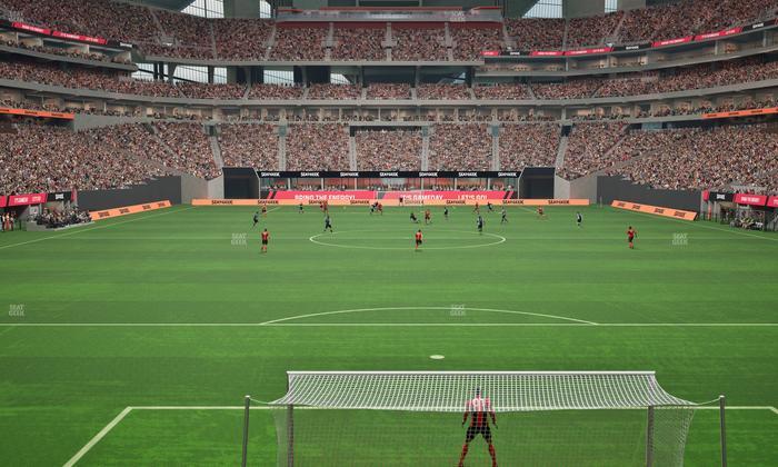 Mercedes-Benz Stadium - Section 101 Seat View