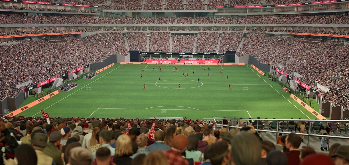 Mercedes-Benz Stadium - Section 101 Seat View