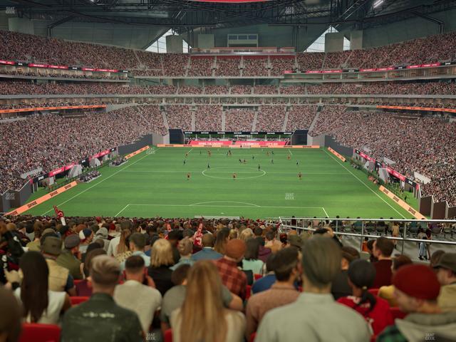 Mercedes-Benz Stadium - Section 101 Seat View