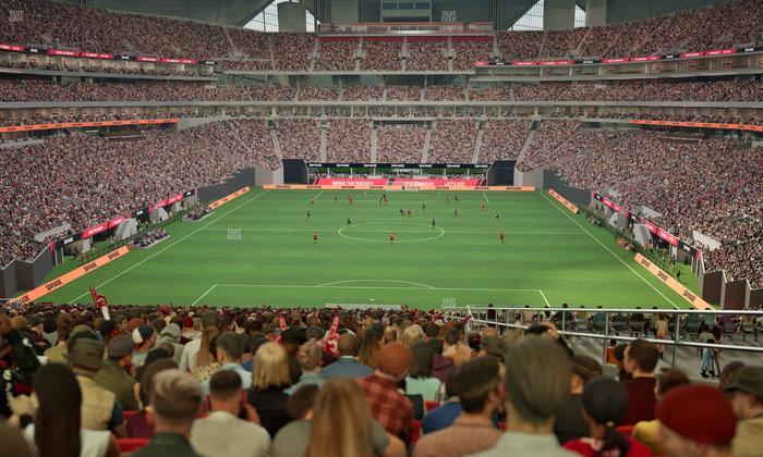 Mercedes-Benz Stadium - Section 101 Seat View