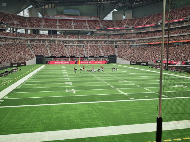 Mercedes-Benz Stadium - Section 102 Seat View