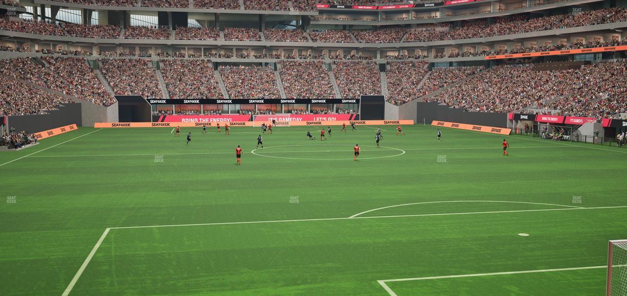 Mercedes-Benz Stadium - Section 102 Seat View