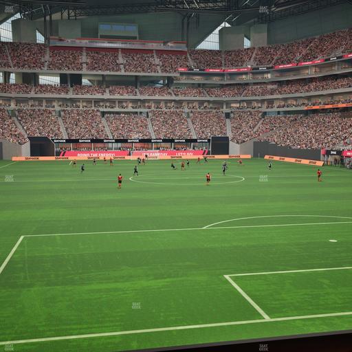 Mercedes-Benz Stadium - Section 102 Seat View