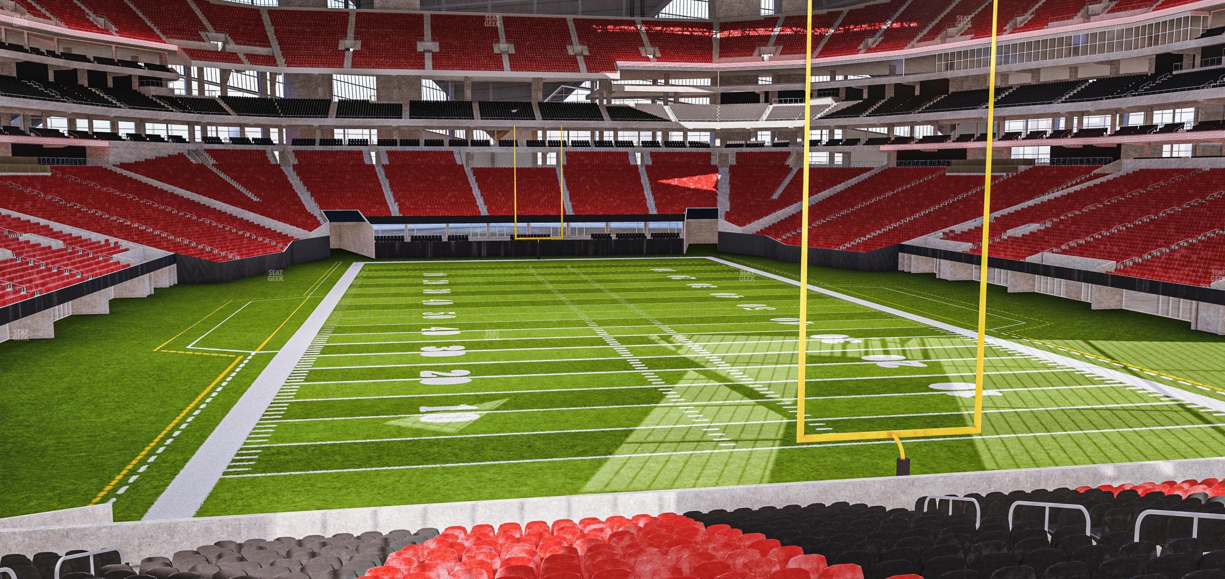 Mercedes-Benz Stadium - Section 102 Seat View