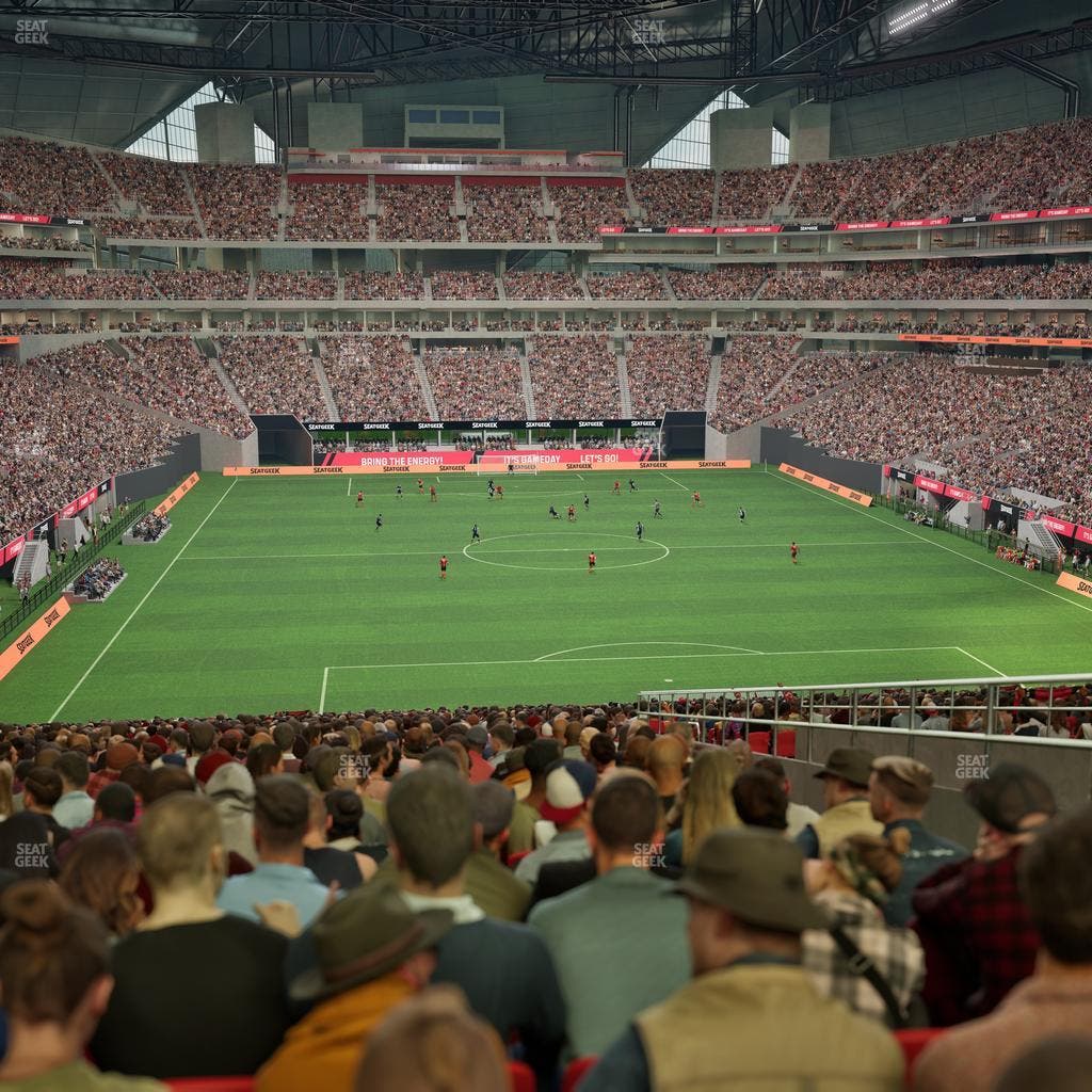 Mercedes-Benz Stadium - Section 102 Seat View