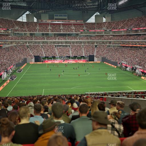Mercedes-Benz Stadium - Section 102 Seat View