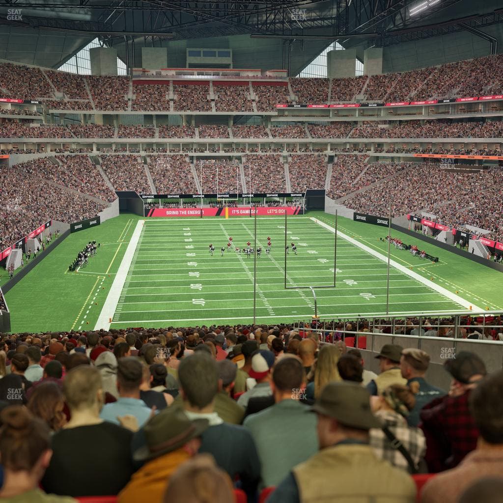 Mercedes-Benz Stadium - Section 102 Seat View
