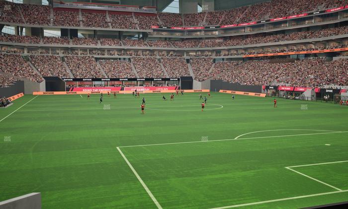 Mercedes-Benz Stadium - Section 103 Seat View