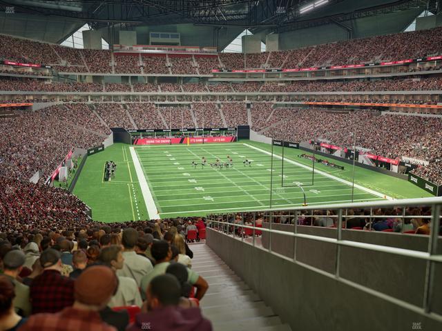 Mercedes-Benz Stadium - Section 103 Seat View