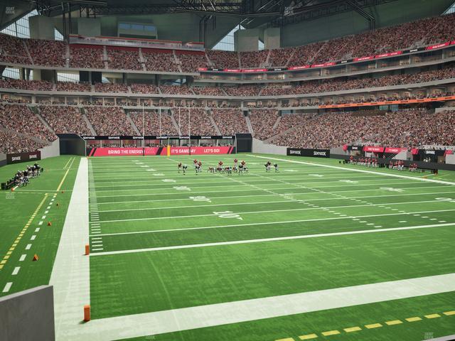 Mercedes-Benz Stadium - Section 103 Seat View