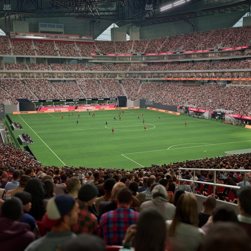 Mercedes-Benz Stadium - Section 104 Seat View