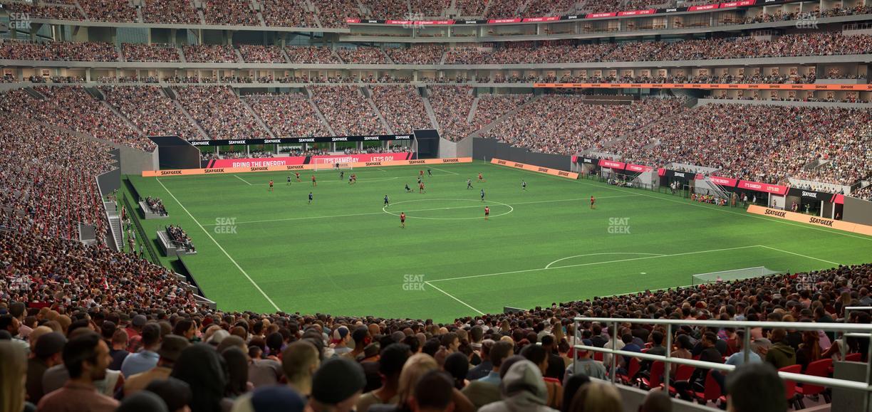 Mercedes-Benz Stadium - Section 104 Seat View