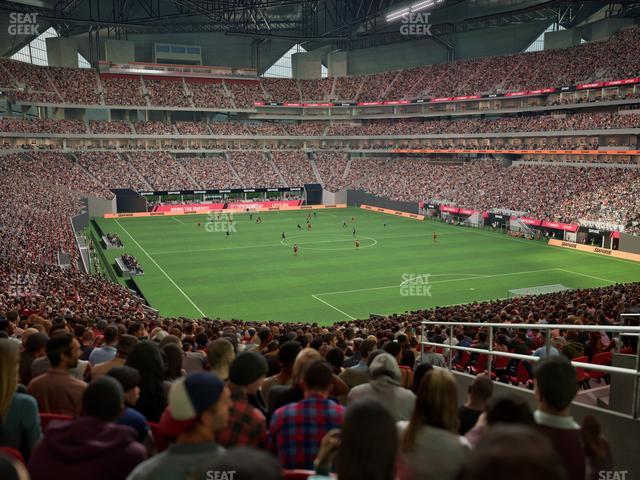 Mercedes-Benz Stadium - Section 104 Seat View