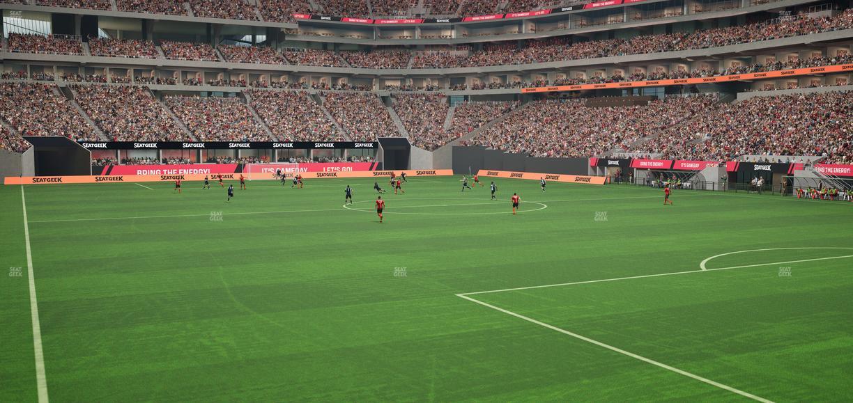 Mercedes-Benz Stadium - Section 104 Seat View