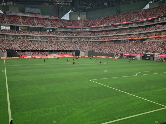 Mercedes-Benz Stadium - Section 104 Seat View