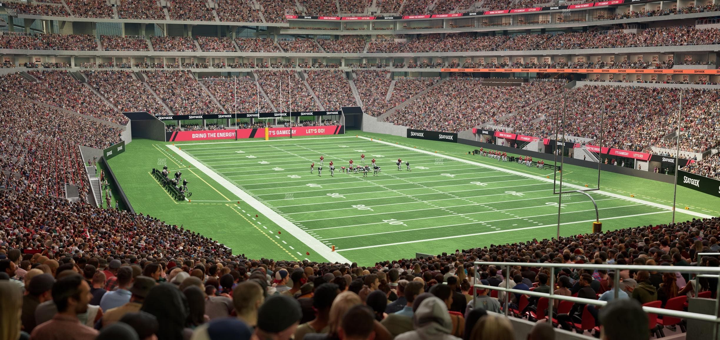 Mercedes-Benz Stadium - Section 104 Seat View