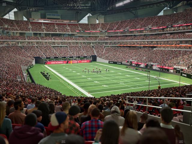 Mercedes-Benz Stadium - Section 104 Seat View