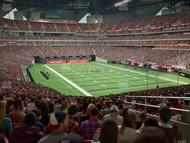 Mercedes-Benz Stadium - Section 104 Seat View